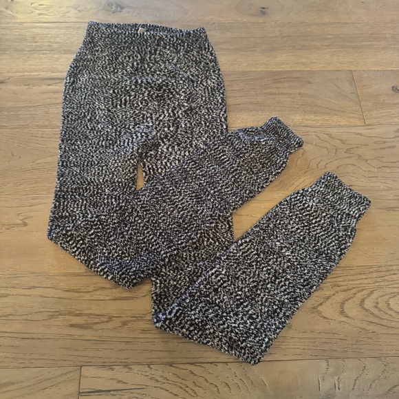 Sonoma Pants - Sonoma black and white fuzzy pants